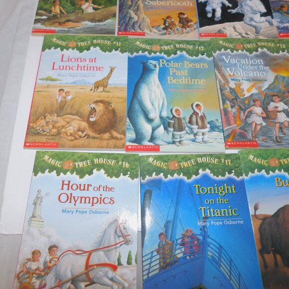 Lot Set 28 Magic Tree House Paperback Books Mary Pope Osborne Scholastic - Picture 11 of 14